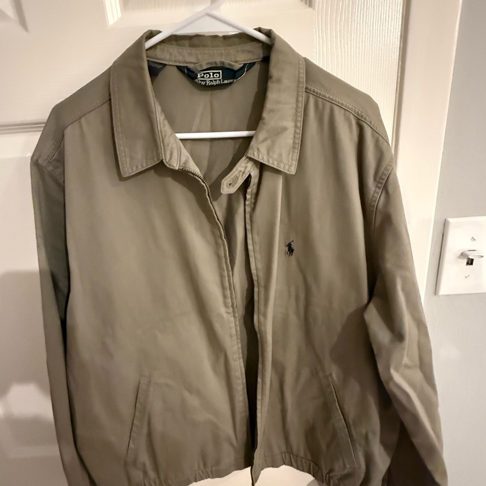 Polo by Ralph Lauren Men's Khaki Lightweight Jacket (L)